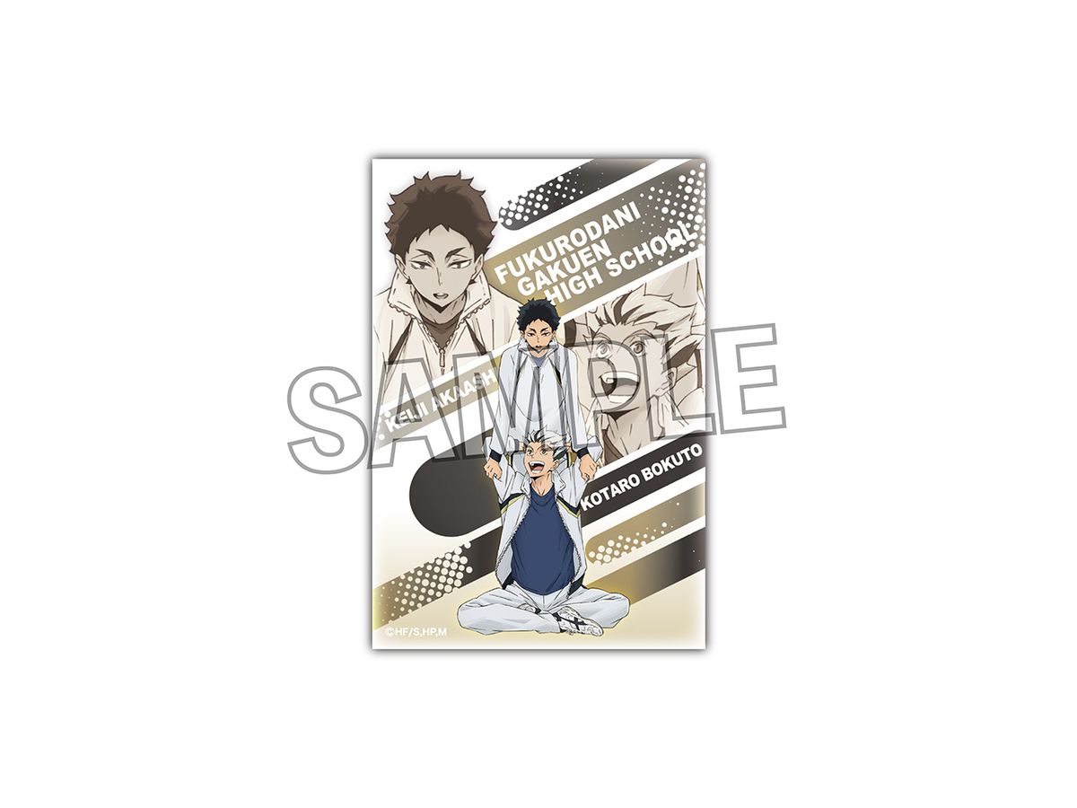 ハイキュー!! ウォーミングアップ!! トレーディングスクエア缶バッジ