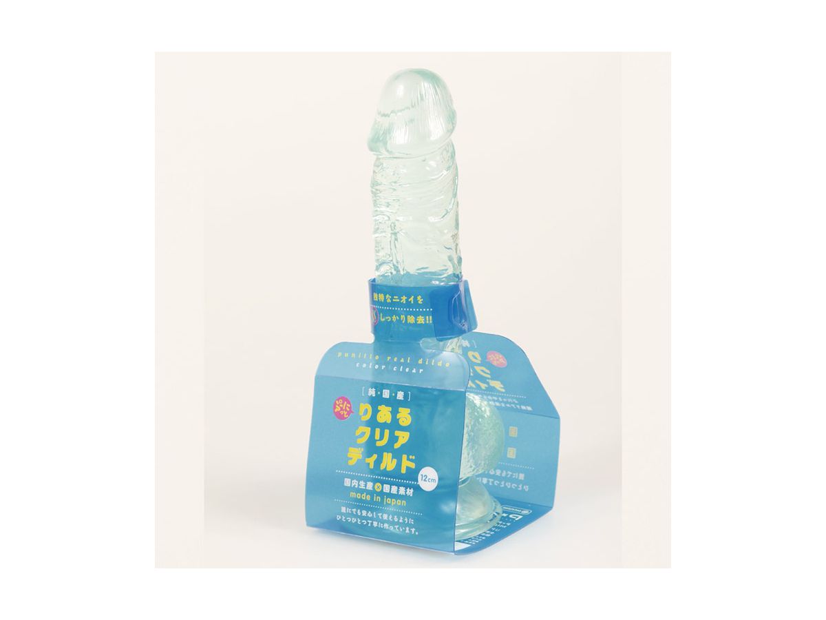 Puni Moist Clear Dildo 12cm By Ppp