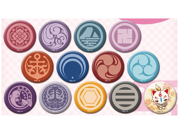 刀剣乱舞 Online 紋缶バッジコレクション第一弾 1box pcs 刀剣乱舞 Online 紋缶バッジコレクション第一弾 1box pcs