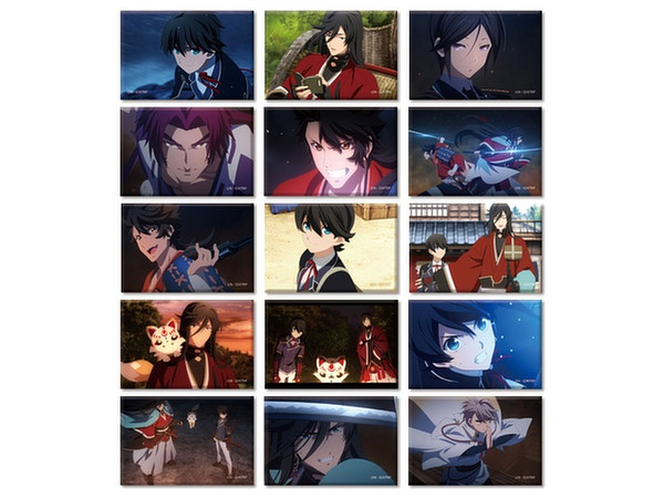 活撃 刀剣乱舞 スクエア缶バッジコレクション 第一弾 1Box 15pcs | HLJ