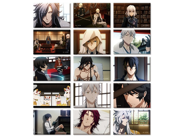 活撃 刀剣乱舞 スクエア缶バッジコレクション 第六弾 1Box 15pcs | HLJ