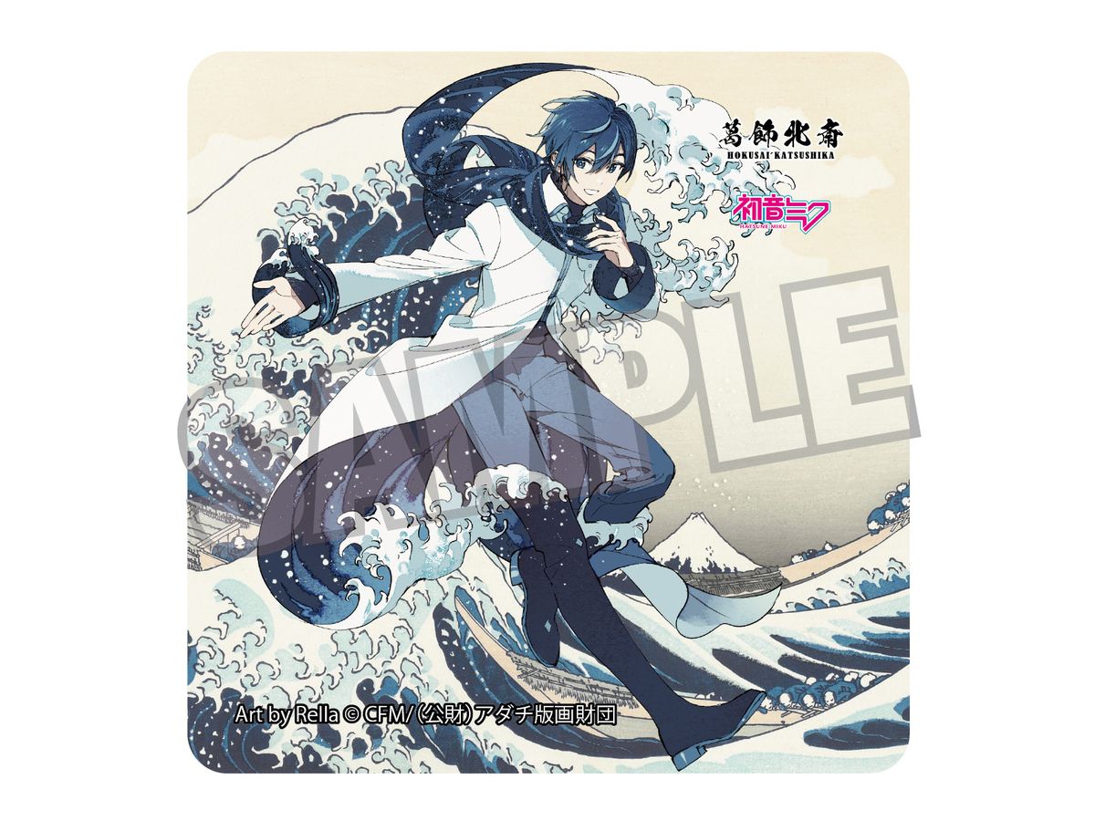 葛飾北斎x初音ミク Rella ステッカー KAITO 神奈川沖浪裏 | HLJ.co.jp