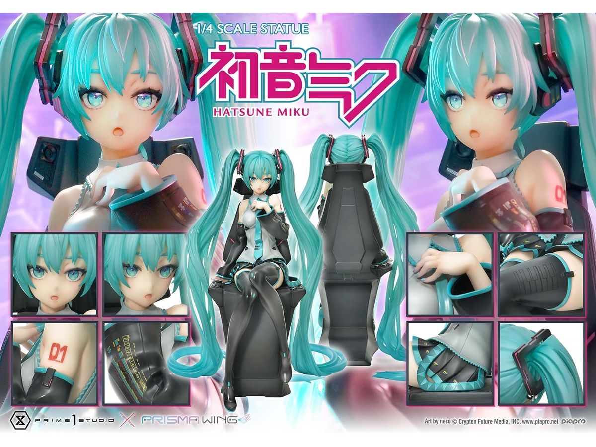 1/4 PRISMA WING 初音ミク Art by neco スタチュー | HLJ.co.jp