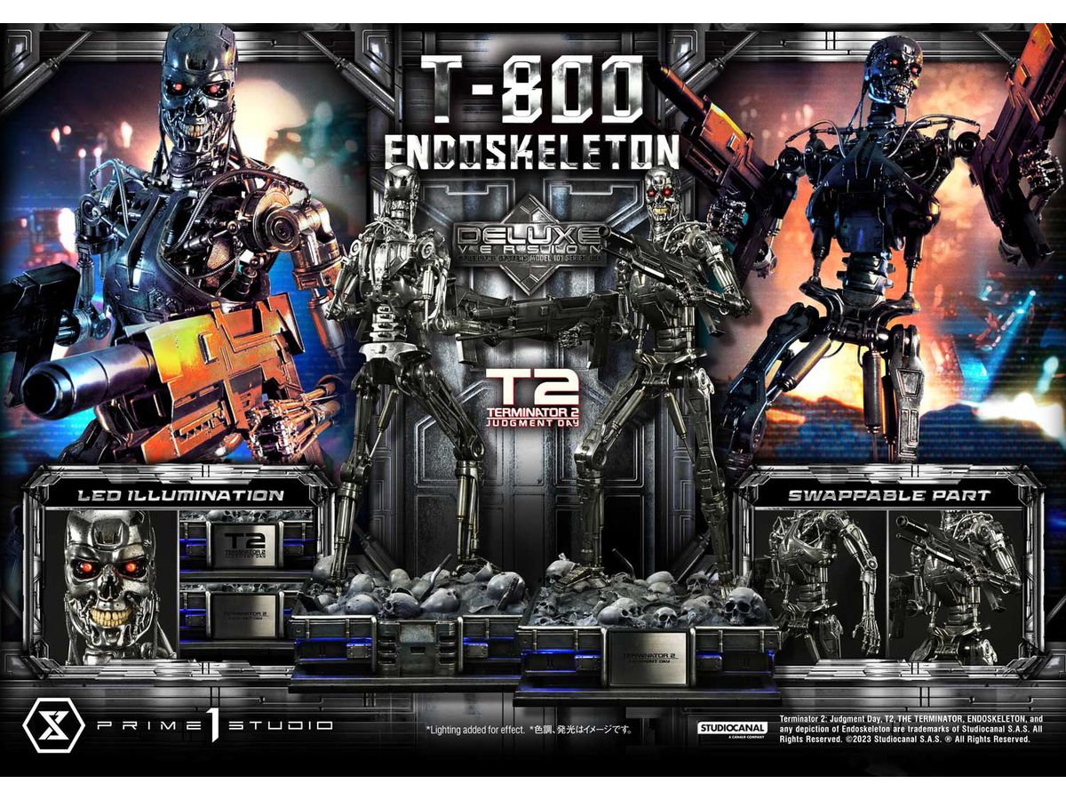 ミュージアムマスターライン ターミネーター T-800 エンドスケルトン 銀行振込前入金】 ミュージアムマスターライン ターミネーター2