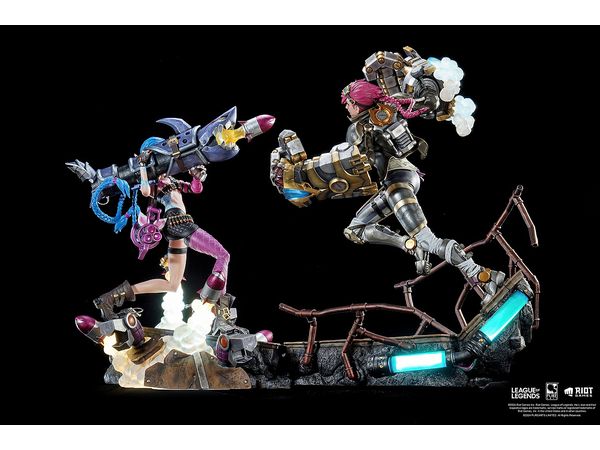 1/6 リーグ・オブ・レジェンド/ ジンクス & ヴァイ スタチュー 2体
