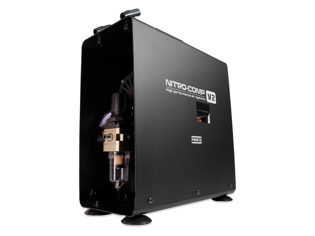 PROFIX NITRO-COMP V2 オイルレスエアコンプレッサー (3Lタンク付き