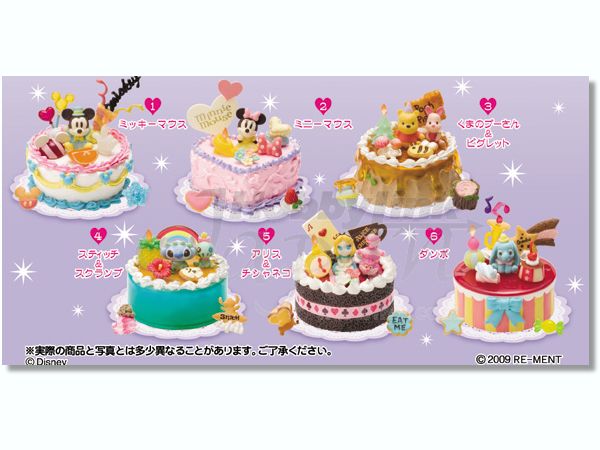 ディズニーキャラクター デコケーキ 1Box 6pcs | HLJ.co.jp