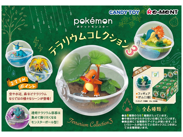 ポケットモンスター テラリウムコレクション3 1 Box 6pcs By リーメント ホビーリンク ジャパン ポケットモンスター テラリウムコレクション3 1 Box 6pcs By リーメント ホビーリンク ジャパン