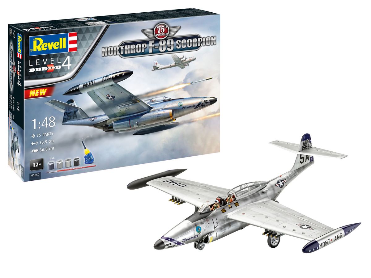 1/48 ノースロップ F-89スコーピオン 75周年記念 (ギフトセット) | HLJ
