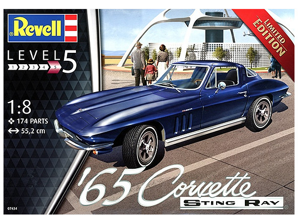 1 8 1965 Chevrolet Corvette Sting Ray C2 By Revell