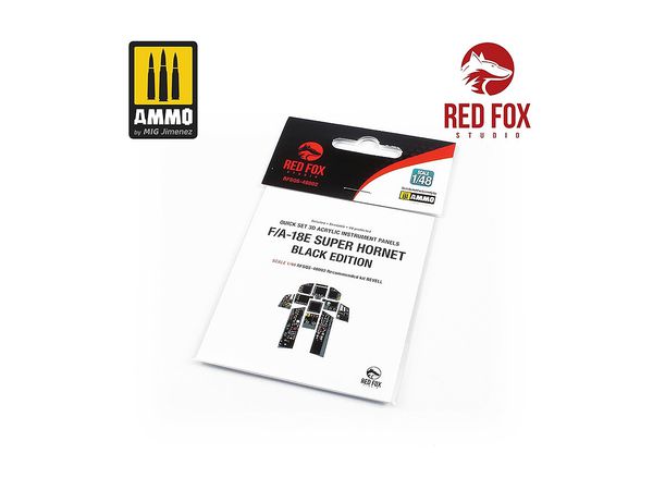 web限定アイテム 1/48 F/A-18E スーパーホーネット BE用3Dアクリルインパネ 航空機・ヘリコプター
