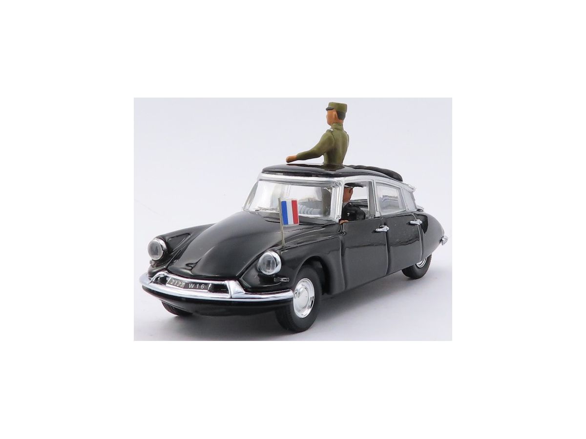 1/43 シトロエン DS 19 ブラック 1960 ドゴール大統領 & ドライバー