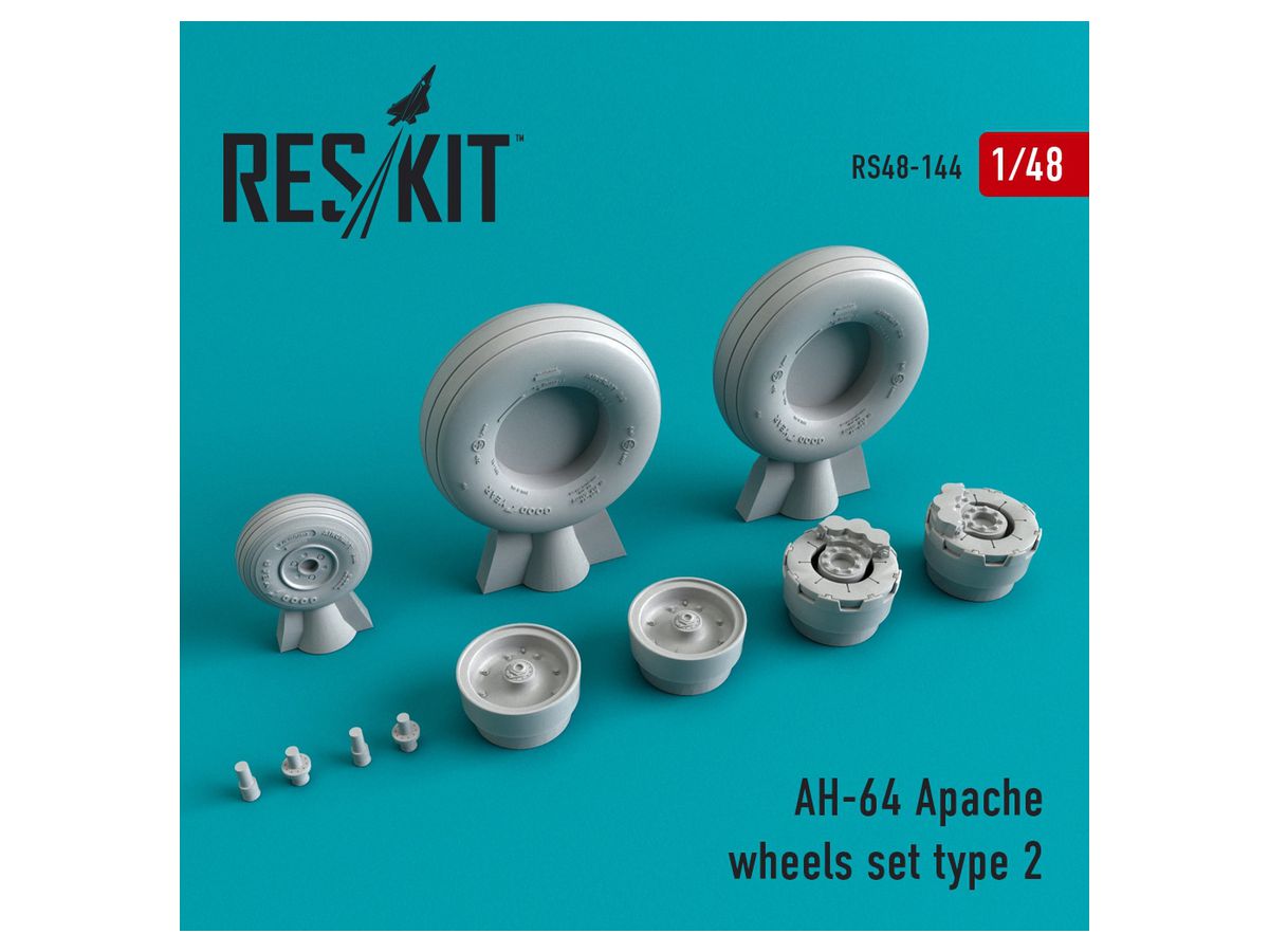 1/48 AH-64 アパッチ ホイールセット タイプ2 | HLJ.co.jp