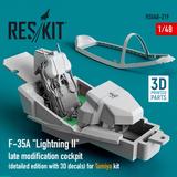 プラモデル　1/48 F-111F (後期) コックピット w/内装3Dデカール (アカデミー用) ディティールアップパーツ [RSKU48-0239] 1/48 F-111F (後期) コックピット w/内装3Dデカール (アカデミー