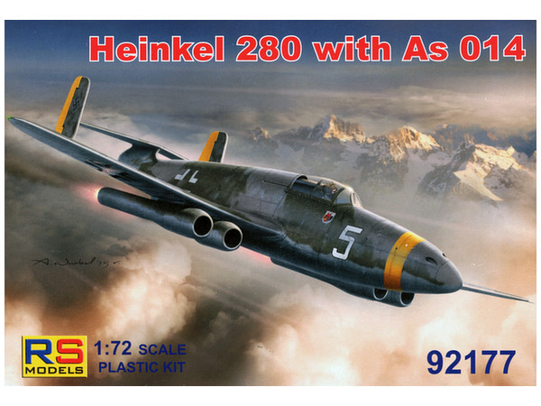 1 72 ハインケル He280 ジェット戦闘機 W アーガス ロールパルスジェット エンジン By Rs Models ホビーリンク ジャパン