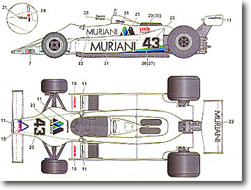 1/20 ウィリアムズFW07 MURJANI '80 | HLJ.co.jp