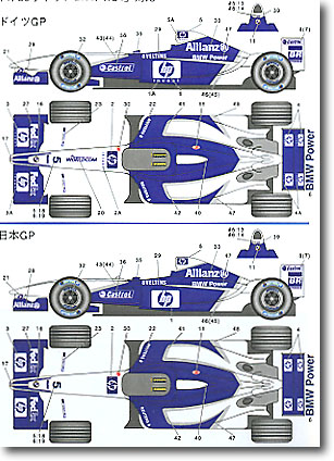 タミヤ 1/20 ウイリアムズ BMW FW24 別売デカール付 タミヤ 1/20 ウイリアムズ BMW FW24 別売デカール付 - メルカリ