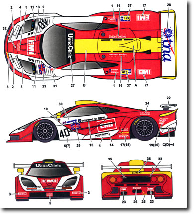 1/24 F1-GTR EMI/Loctite LM '98 | HLJ.co.jp 1/24 F1-GTR EMI/Loctite LM '98 | HLJ.co.jp