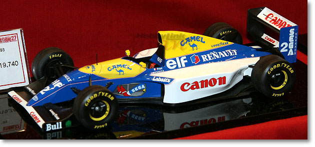 スタジオ27 1/20 FW15C ウィリアムズルノー プロスト 1/20 ウィリアムズ FW15C ワールドチャンピオン 1993 | HLJ.co.jp