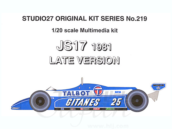 1/20 リジェ JS17 1981 後期型 | HLJ.co.jp