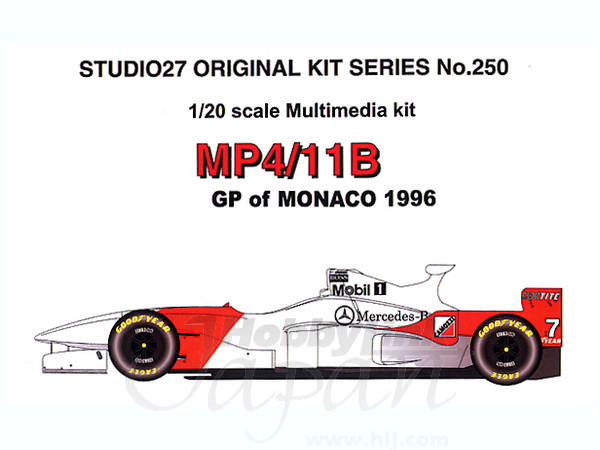 1/20 マクラーレンMP4/11B 1996 モデルキット 1/20 マクラーレン MP4