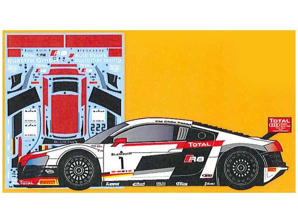 Audi R8 WRT #1/2 Spa 2014 Decal | HLJ.com