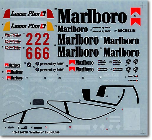 スタジオ27 1/24 F1-GTR 1996 Zuhaiデカール付(レジン製) スタジオ27 1/24 F1-GTR 1996 Zuhaiデカール付(レジン製) - メルカリ