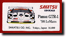 サカツウ 1/24 パノス エスペラント GTR-1 ルマン 1998 SAKATSU (スタジオ27 ヒロ ST27 MFH ) Onyx 1⁄43 パノス エスペラント GTR-1 1998 ル・マン ＃44｜Yahoo