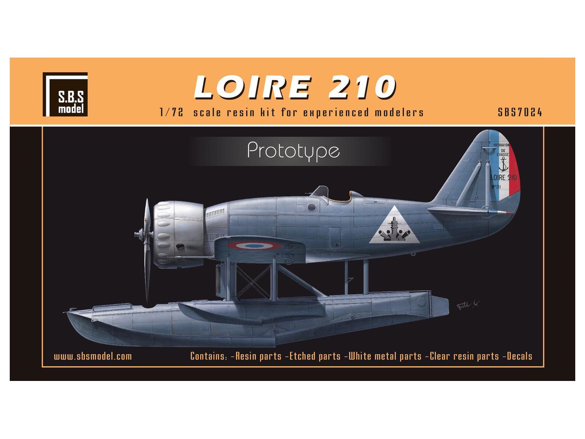 1 72 ロワール210 単座水上戦闘機 プロトタイプ By Sbsモデル ホビーリンク ジャパン