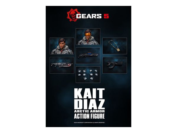 Gears 5 (ギアーズ5) アクションフィギュア ケイト・ディアス アー
