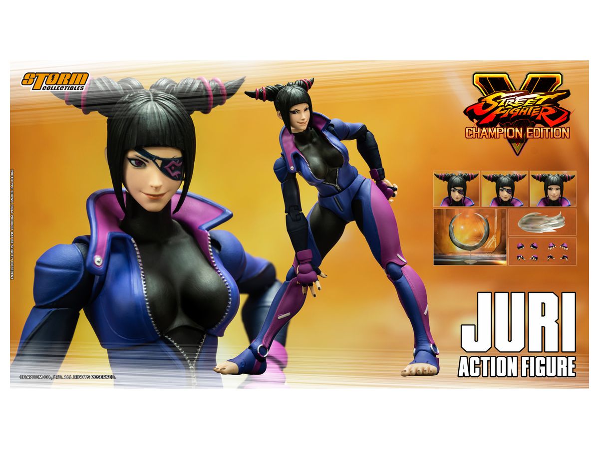 ハン・ジュリ　ストームコレクティブルズ　ストリートファイターV ストリートファイターV チャンピオンエディション アクション