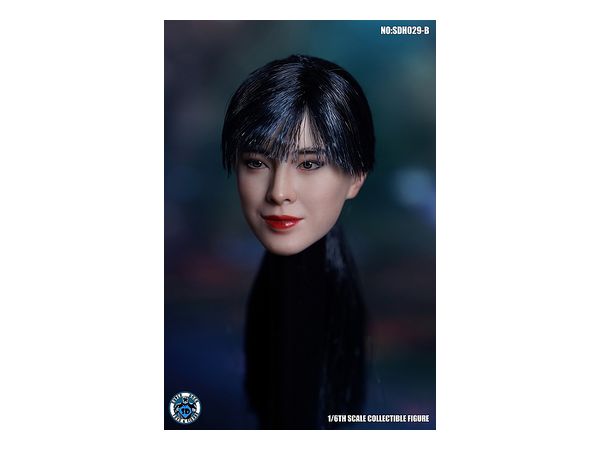 1/6 アジア人女性ヘッド (ブラックポニーテールヘアー) | HLJ.co.jp