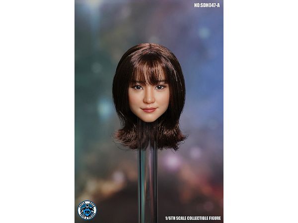 1/6 アジア人女性ヘッドA（Red Medium Hair）SD-H047A 1/6 アジア人女性ヘッド A (Red Medium Hair) | HLJ.co.jp