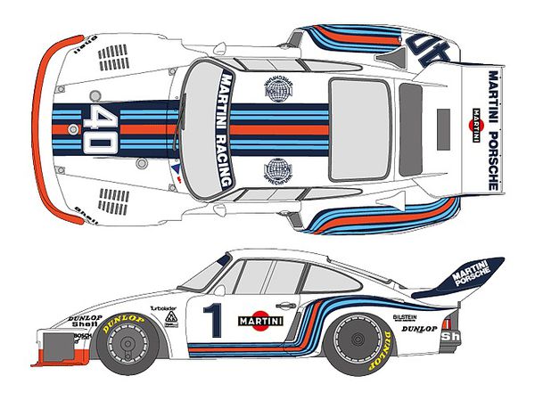 1/12 タミヤ ポルシェ 935 マルティニ＋オプションデカール付きAmazon