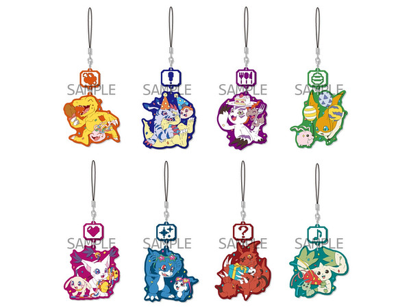デジモンシリーズ キャラゆらラバーストラップ 1Box 8pcs | HLJ