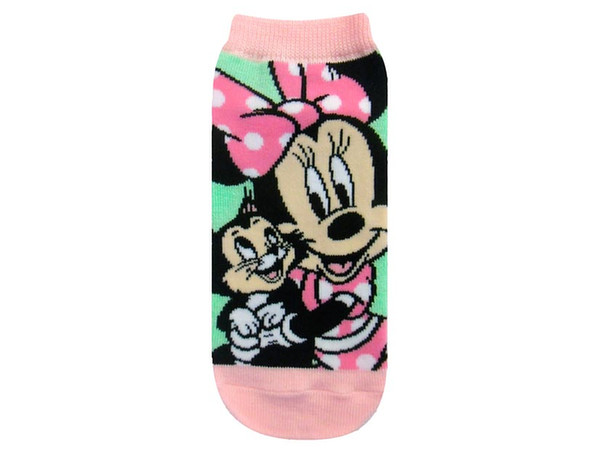 キャラックス ディズニー ミニー フィガロ グリーン X ピンク レディース 22 24cm キャラックス ディズニー ミニー フィガロ グリーン X ピンク レディース 22 24cm