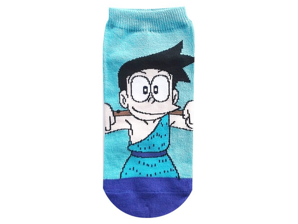 キャラックス 新 のび太の日本誕生 スネ夫 ライトブルー X ブルー レディース 22 24cm By スモール プラネット ホビーリンク ジャパン