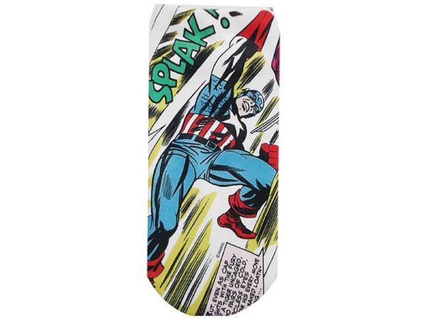 プリントソックス キャプテンアメリカ レディース転写 22 24cm プリントソックス キャプテンアメリカ レディース転写 22 24cm