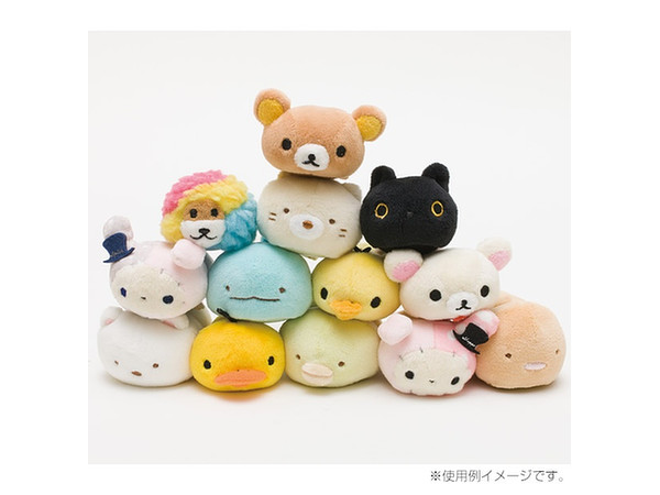 【 リラックマ 】もちぺったん てのりぬいぐるみ 4点まとめ ローソン＆リラックマ もちぺったんてのりぬいぐるみセット