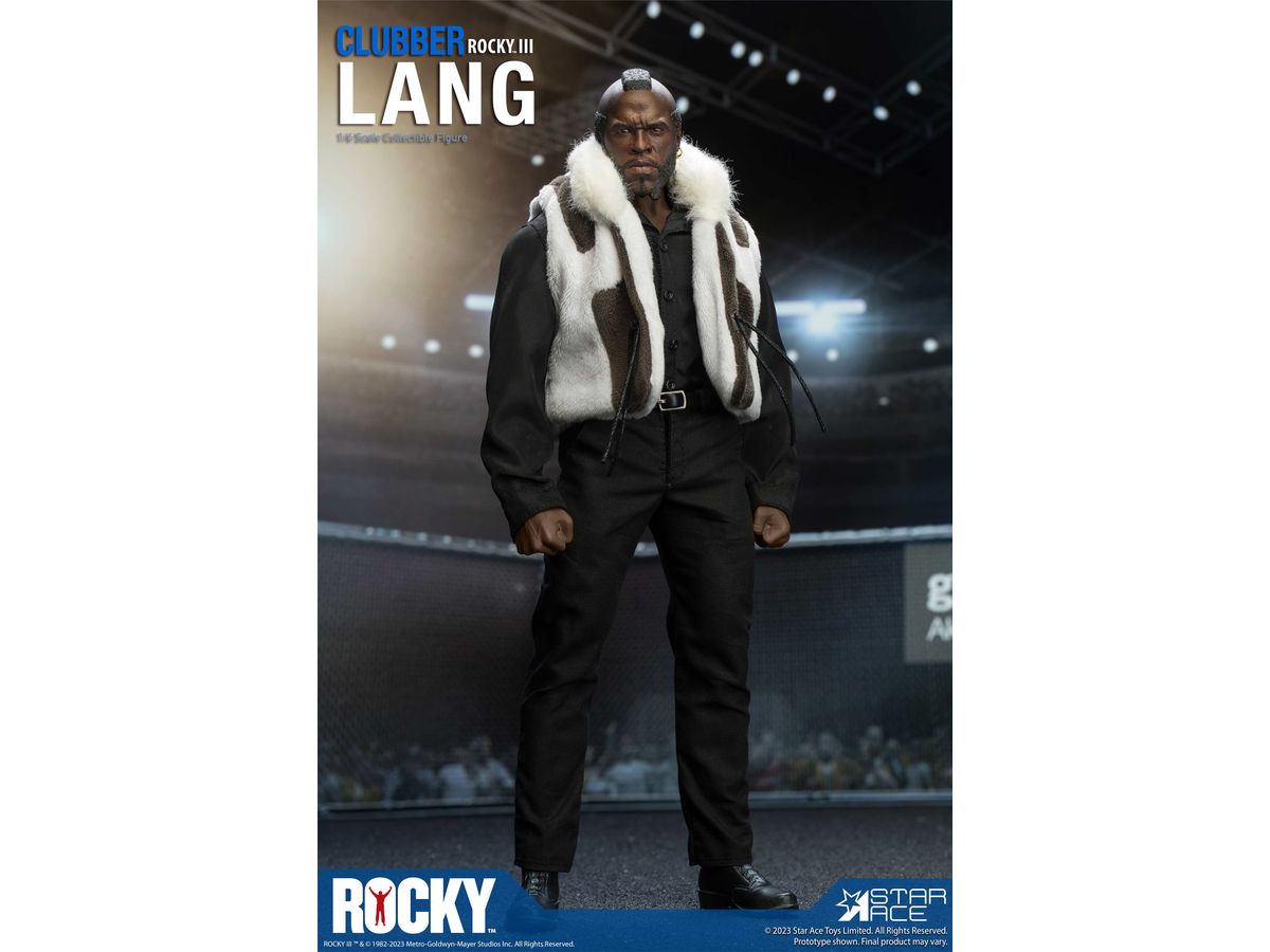 希少　クラバー・ラングを再現した1/6スケールのアクションフィギュア。 Amazon.co.jp: Rocky III クラバー・ラング 1:6スケール