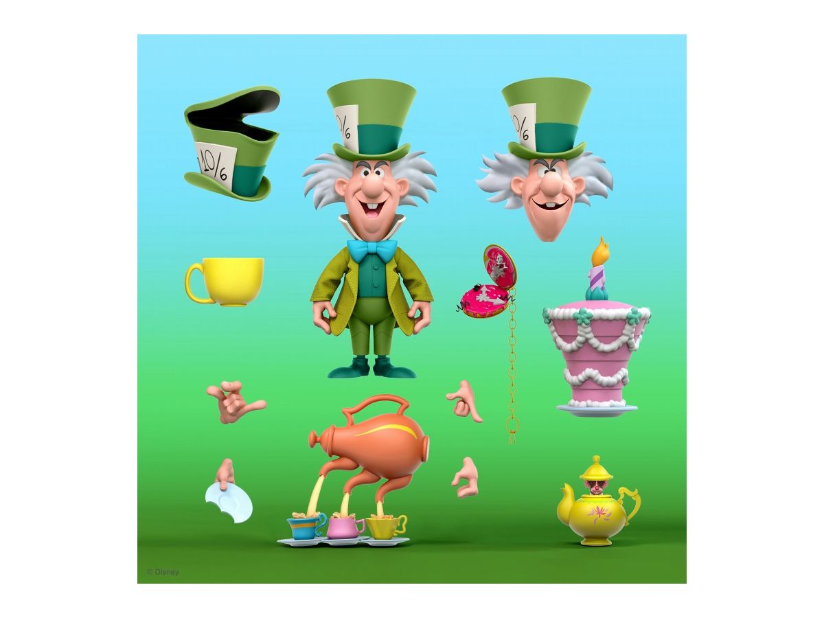 ディズニー Wave 2 ふしぎの国のアリス マッドハッター アルティメイト 7インチ アクションフィギュア By スーパー7 ホビーリンク ジャパン ディズニー Wave 2 ふしぎの国のアリス マッドハッター アルティメイト 7インチ アクションフィギュア By スーパー7 ホビーリンク ジャパン