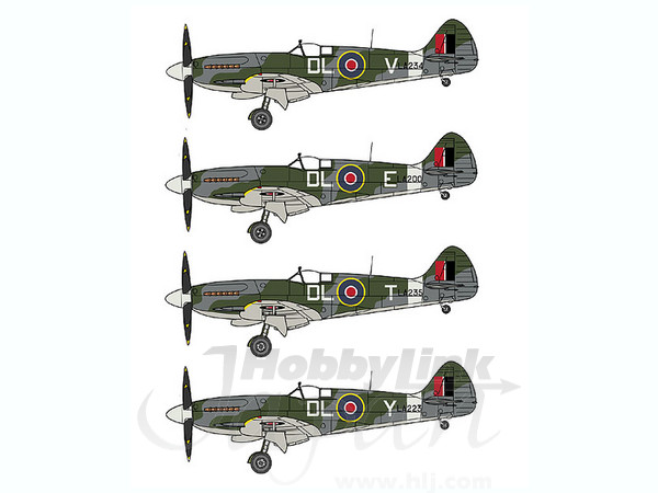 イギリス空軍主力レシプロ戦闘機「スピットファイア」のvector