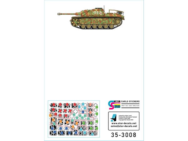 期間限定　戦時ドイツ機関のスタンプ 1/35 WWII ドイツ ベルリンの戦い'45#4 ベルリン郊外の突撃砲とSd.Kfz