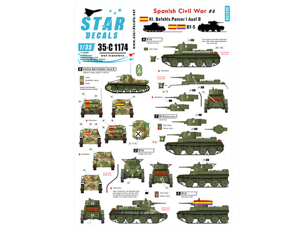 1/35 WWII 西班 スペイン内戦 #6 ショナリストのI号戦車と共和派の ...