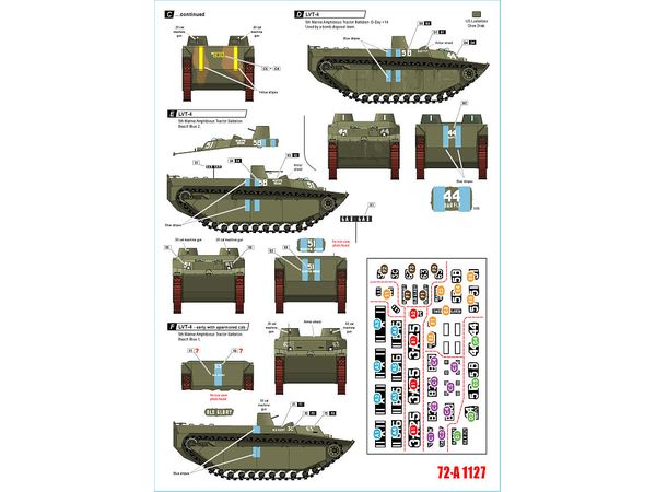 1/72 WWII アメリカ 太平洋戦線 硫黄島の戦い アメリカ海兵隊LVT-4