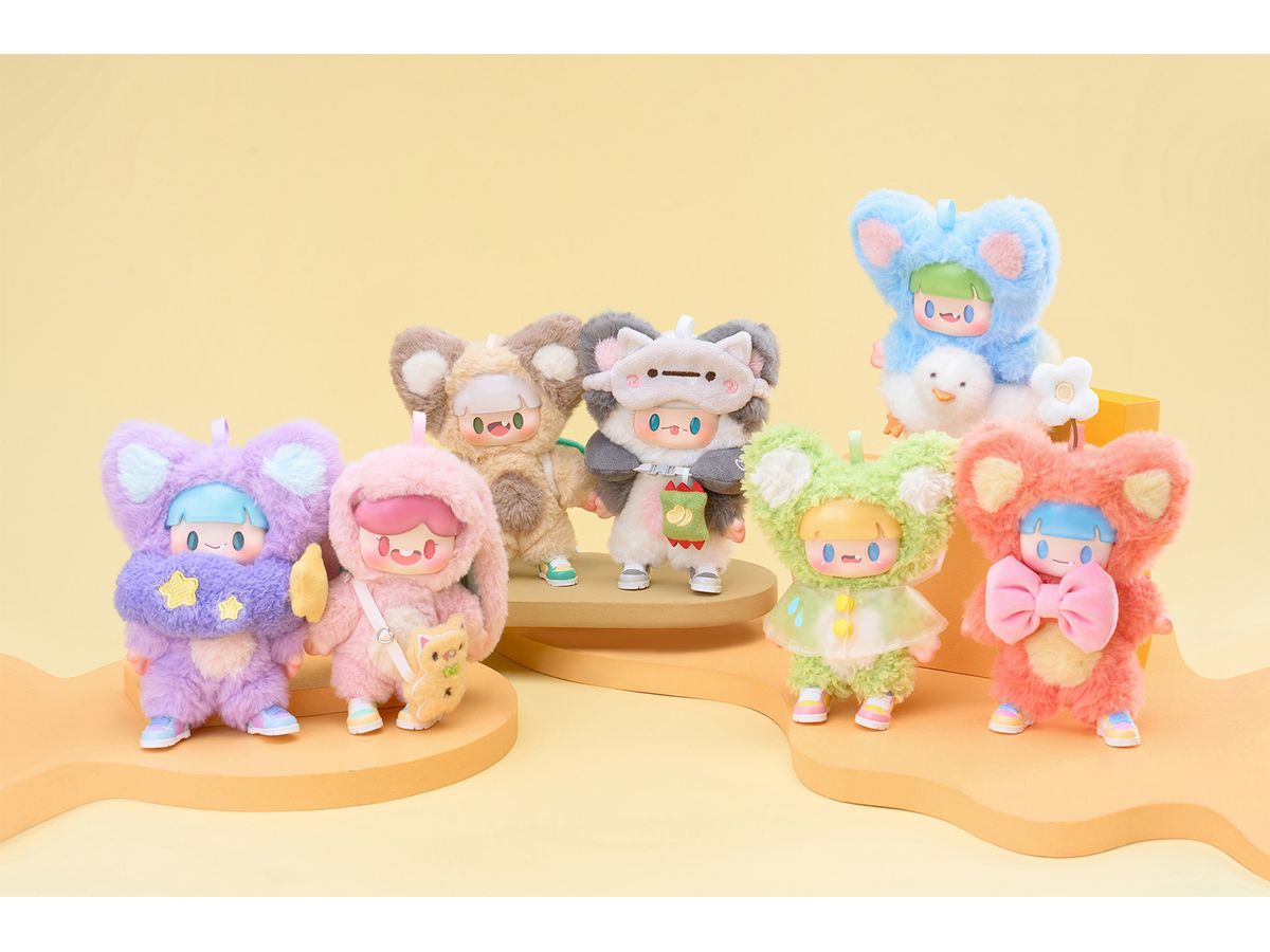 アドゥの色彩日常 ソフビぬいぐるみブラインドボックス 1Box 6pcs