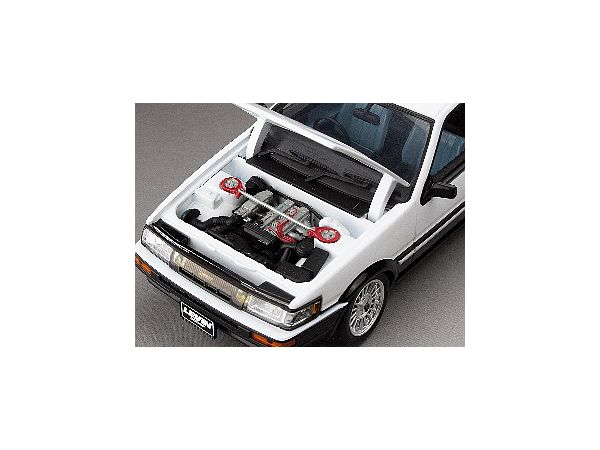 1/24 トヨタ カローラ レビン AE86 1985 ホワイト / ブラック