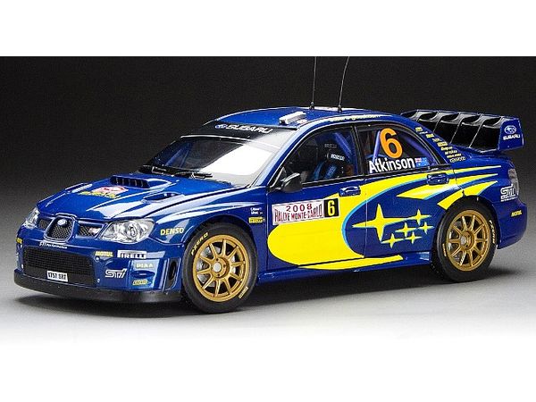 サンスター 1/18 スバル インプレッサ WRC07 #6 1/18 スバル インプレッサ WRC07 2008年モンテカルロラリー 3位 #6 C