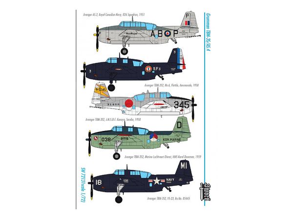 1/72 TBM-3S2アベンジャー対潜攻撃機 | HLJ.co.jp