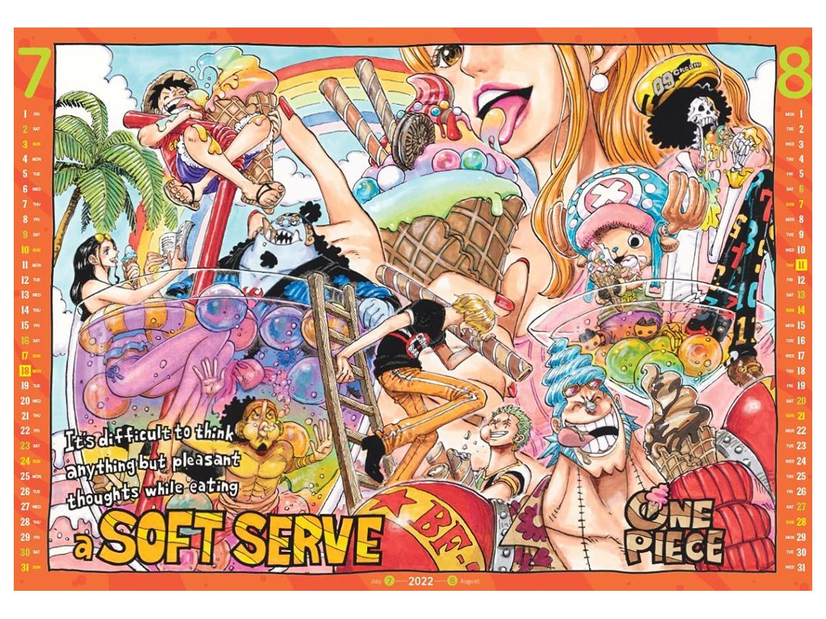 One Piece コミックカレンダー 特製スケジュール帳付き 22 By 集英社 ホビーリンク ジャパン
